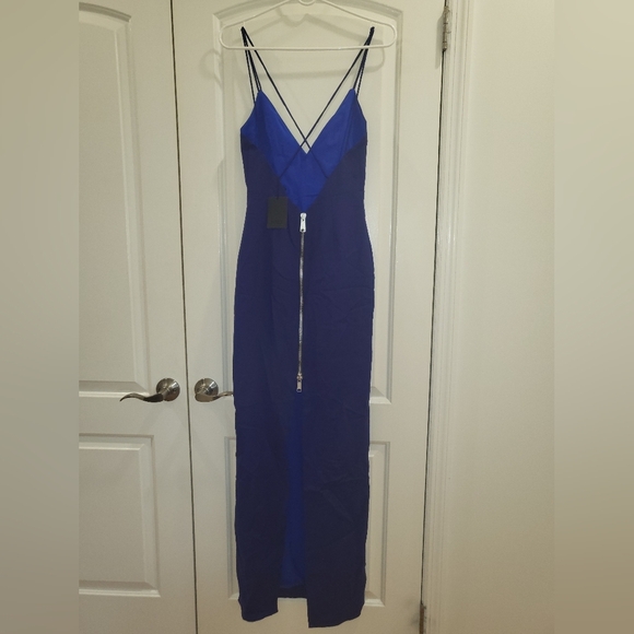 4. NWT NBD X REVOLVE BRAX GOWN IN COBALT BLUE SIZE XS - Picture 6 of 9